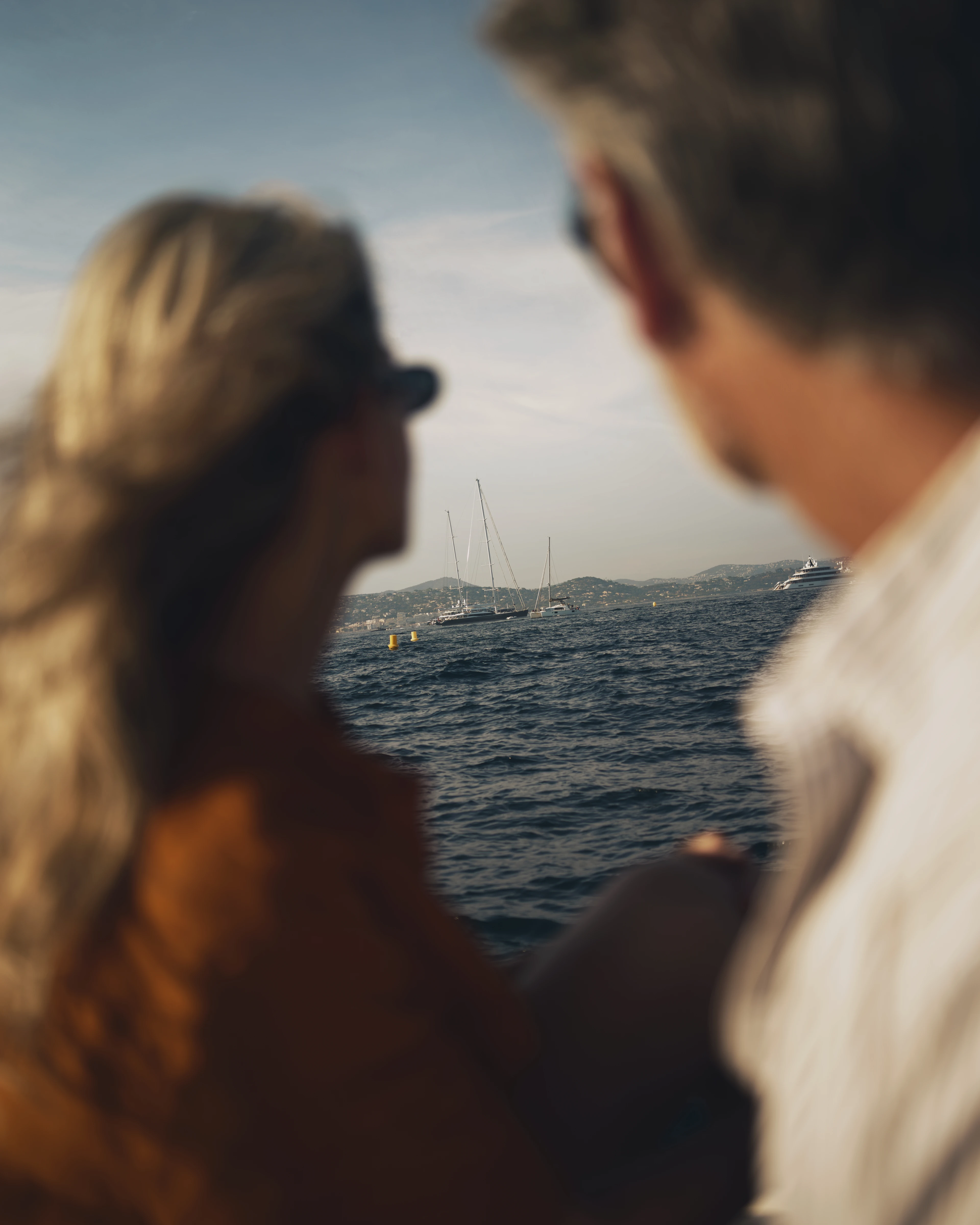 Couple with sea view