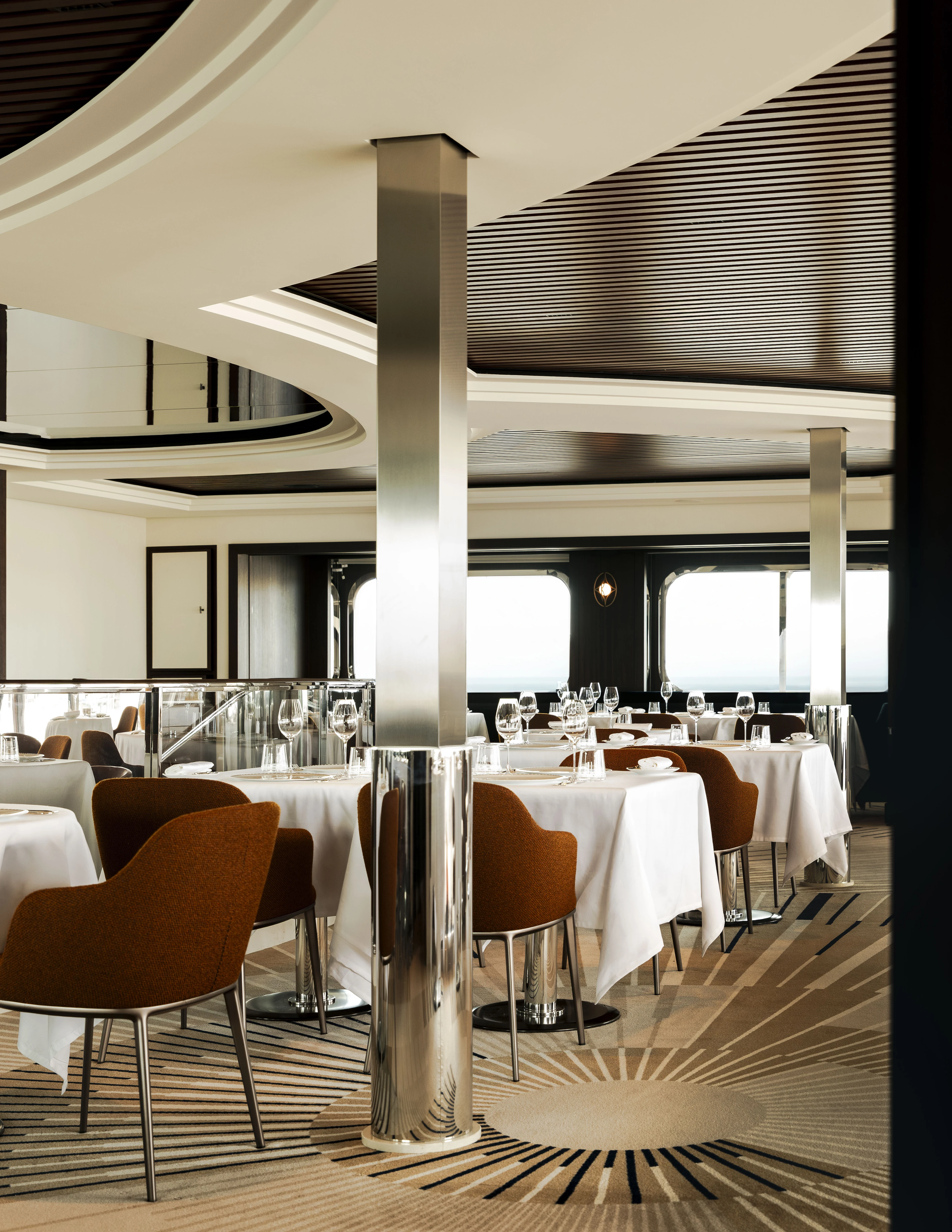 Restaurant dinner tables