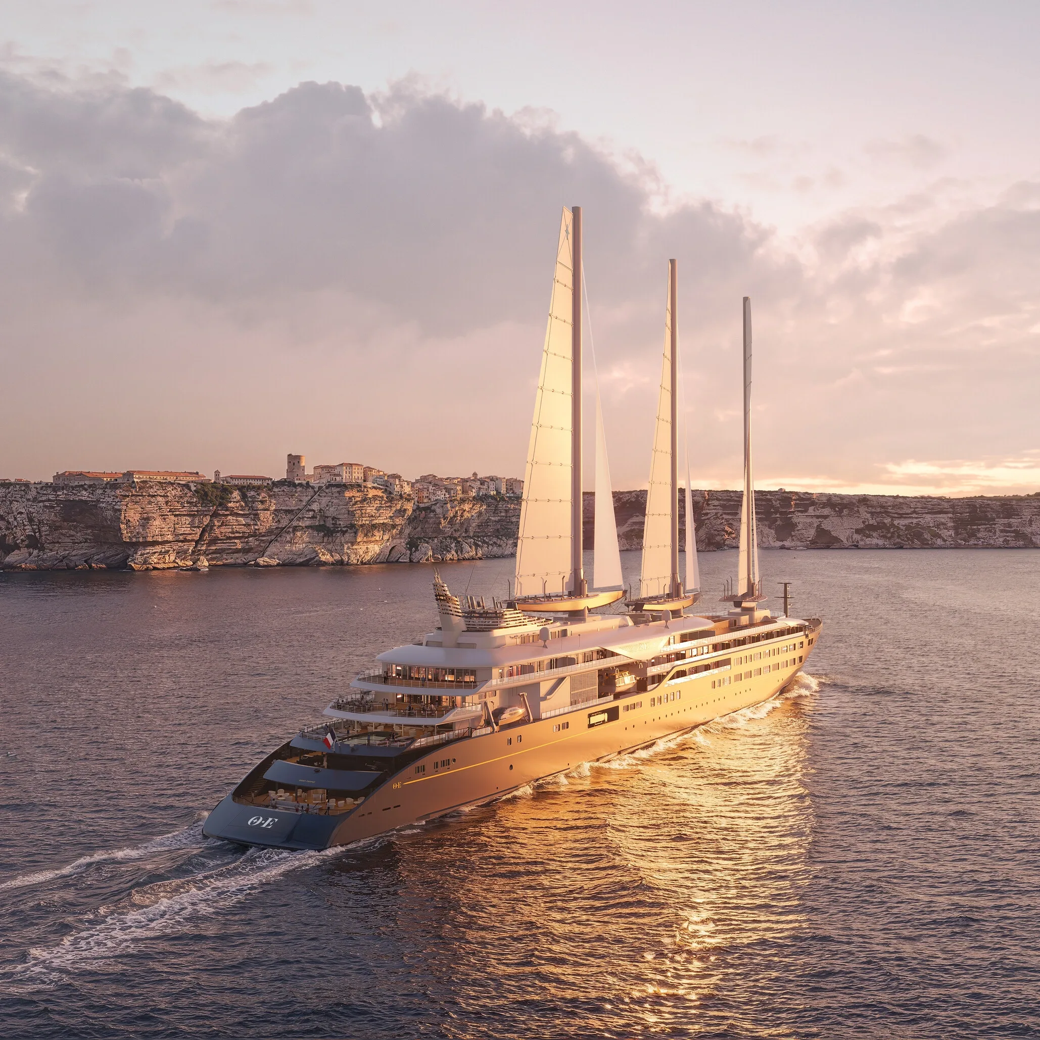 Corinthian Yacht navigating